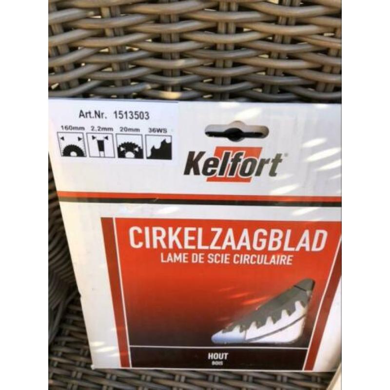 Nieuwe cirkelzaag bladen van Kelfort