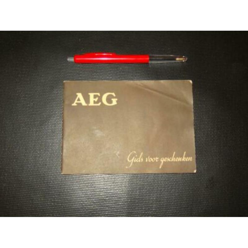 AEG gids voor geschenken 1938 stofzuiger koelkast fornuis