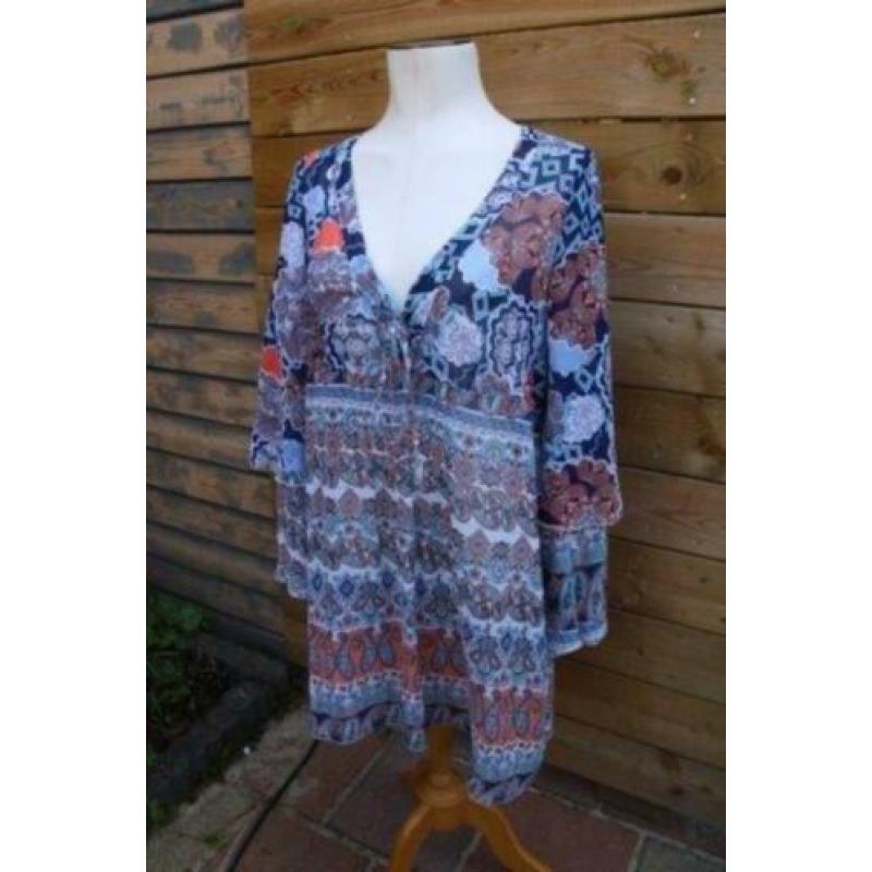 Jurk/ tuniek blauw Studio Anneloes mt L