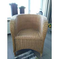 Rotan stoel/fauteuil, modern.