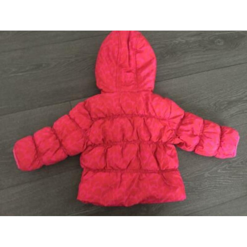 Winterjas meisje roze maat 74