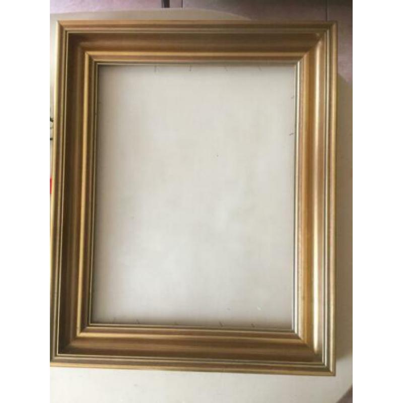 2e hnds gouden houten lijst 4€