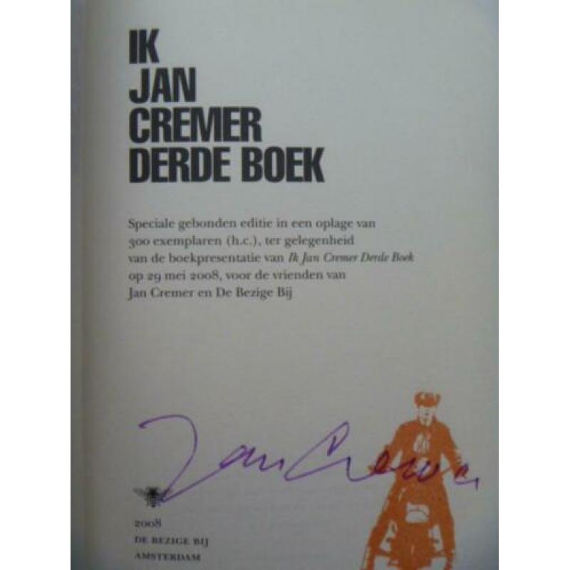 GESIGNEERD - Ik Jan Cremer - Derde boek - gebonden 1e druk