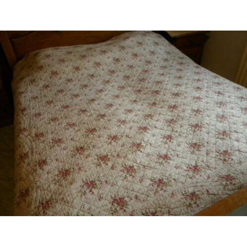 Beddensprei roos, sprei roos, plaid roos katoen 2.50 x 2.30