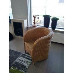 Rotan stoel/fauteuil, modern.