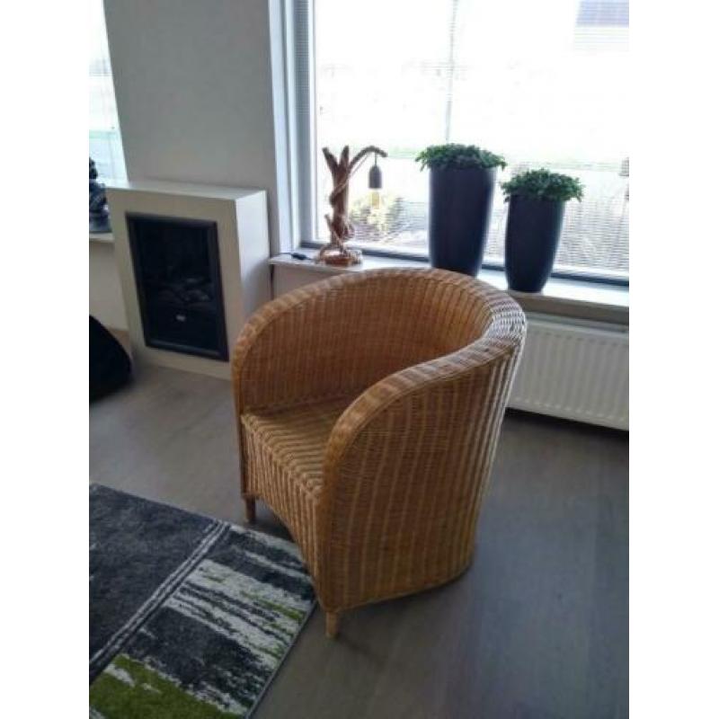 Rotan stoel/fauteuil, modern.