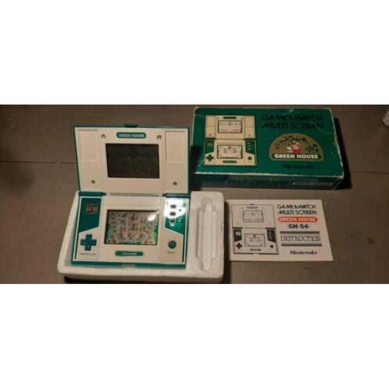 Game & watch lcd Nintendo greenhouse uit 1982