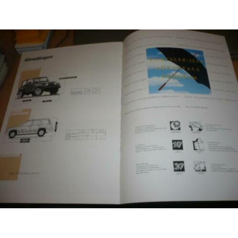 Folder USA Modellen JEEP UIT 1997