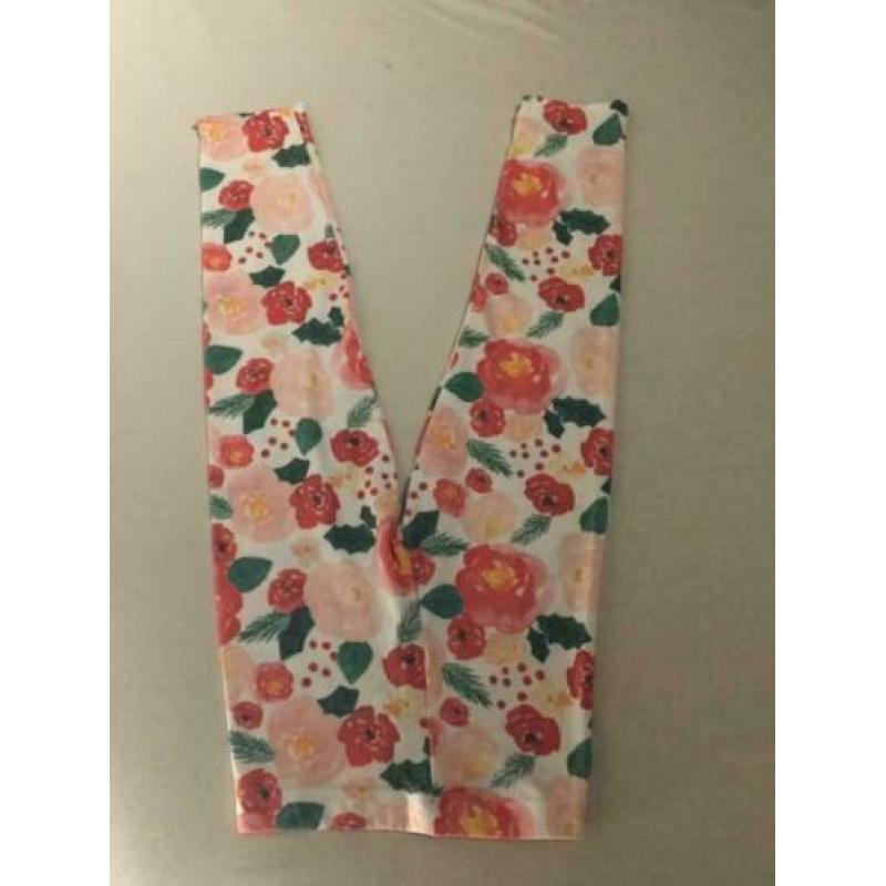 Nieuw floral legging, maat: 11/116