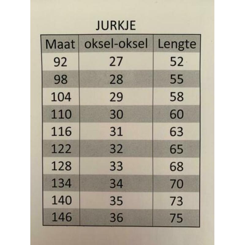 ?? Jurkje met dieren verjaardagsfeest maat 98