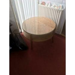 Salontafel 53 cm hoog en diagonaal 87 cm