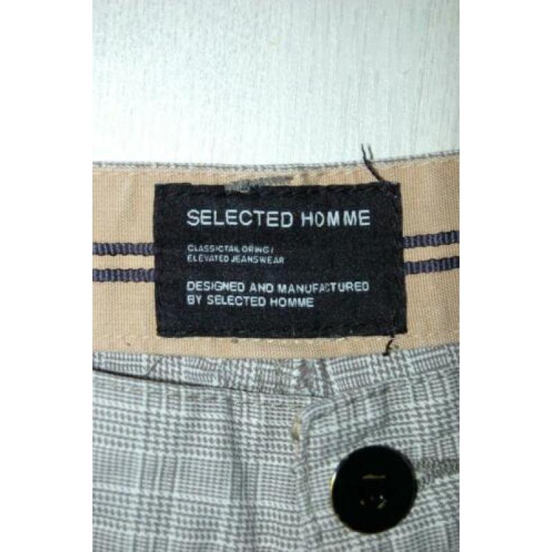 SELECTED HOMME broek, bermuda, short, OMAN-2, grijs, Mt. L