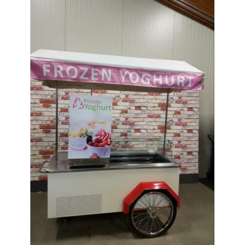 Yoghurt ijs machine inclusief gekoelde kraam!