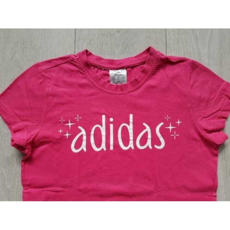 ZGAN ADIDAS Roze sport shirtje, mt 152