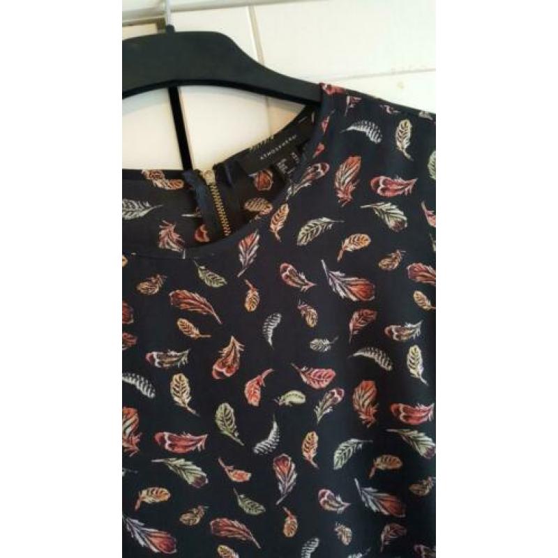 Blouse Primark maat 44 veertjes