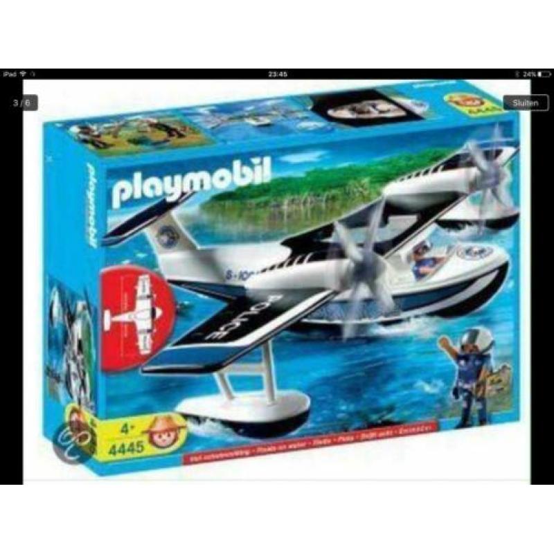 Playmobil Politie Watervliegtuig 4445