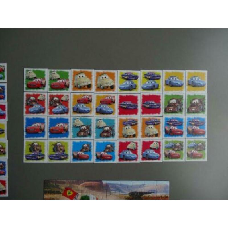 Cars 2x puzzel domino memory 4 in 1 edukit zgan Clementoni