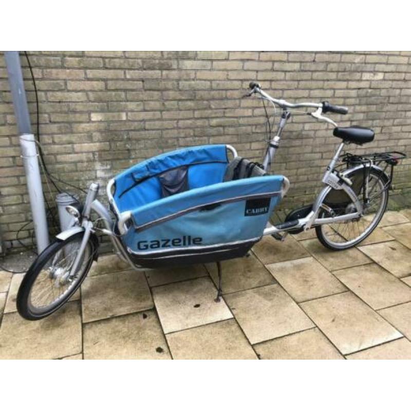 Gazelle cabby bakfiets opvouwbare bak