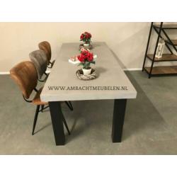 Betonlook Tafel Betoncire Eettafel Tafel van Beton ACTIE