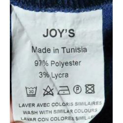 Joy's blauwe tuniek maat XL maat 42