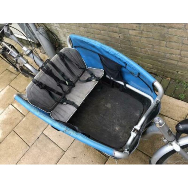 Gazelle cabby bakfiets opvouwbare bak