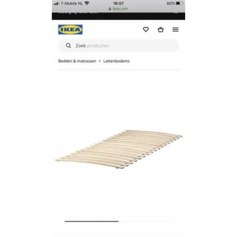 Ikea, Malm zwartbruin twee personen bed 160/200