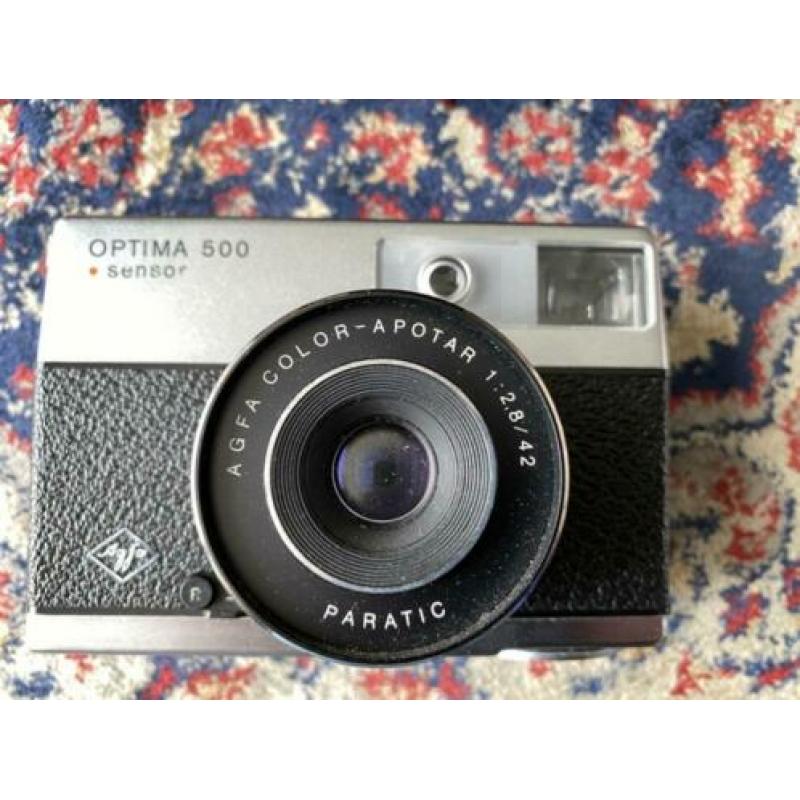 Agfa Optima 500 met originele Tas