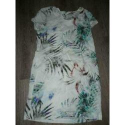 zomerse palmbladeren print jurk Sissy Boy maat XL 42 44