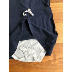 Petit Bateau Jurkje met Romper | donker blauw | maat 80