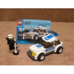 LEGO City Politiewagen met radarcontrole - 7236