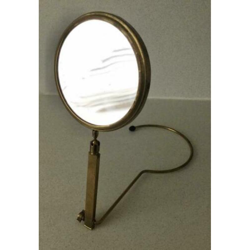 Antieke scheerspiegel / badspiegel / make-up spiegel