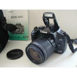 Canon EOS 450D reflexcamera met 18-55mm IS II lens