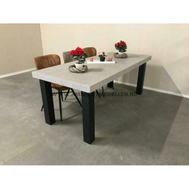 Betonlook Tafel Betoncire Eettafel Tafel van Beton ACTIE