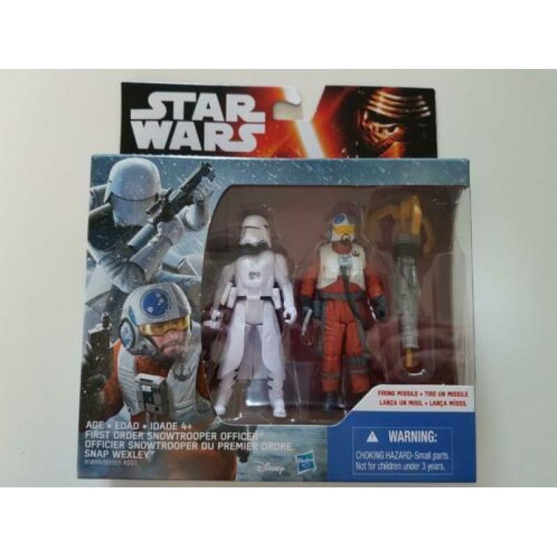 -20% Star Wars TFA First Order Snowtrooper & Snap Wexley