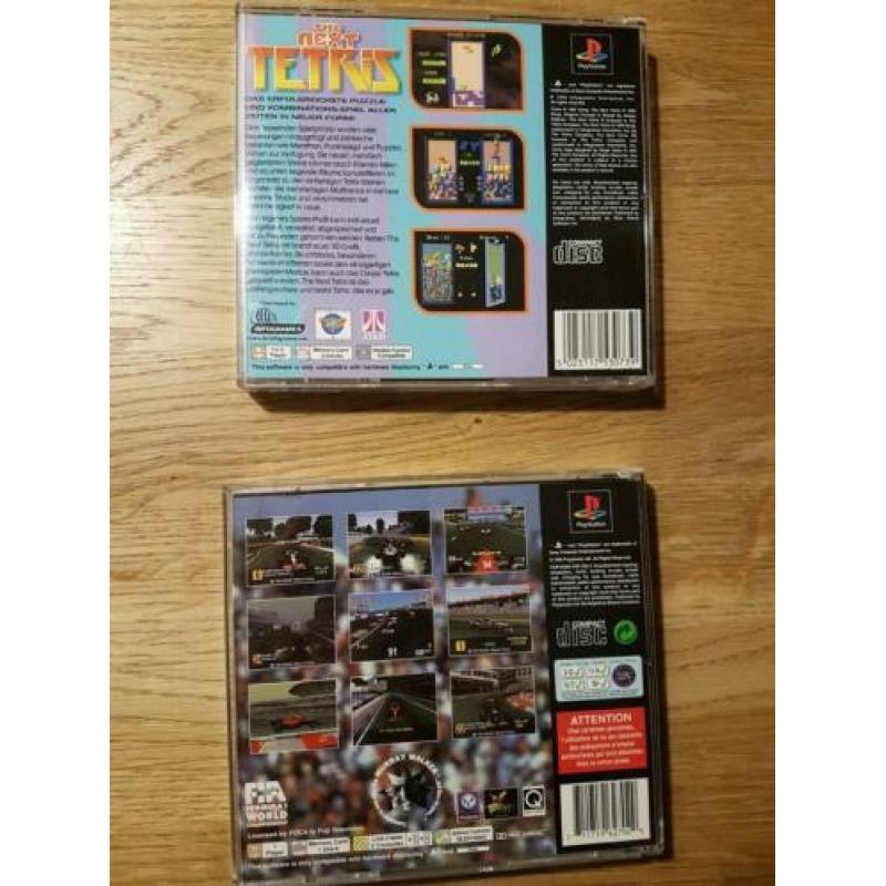 Playstation 1 Tetris & Formula 1