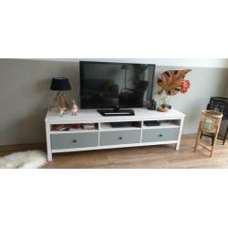 Ikea Hemnes TV meubel wit + groen