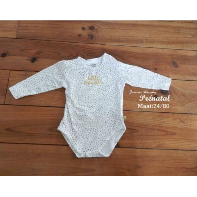 Baby romper Prénatal / Little Dreamer (goud) - Maat:74/80