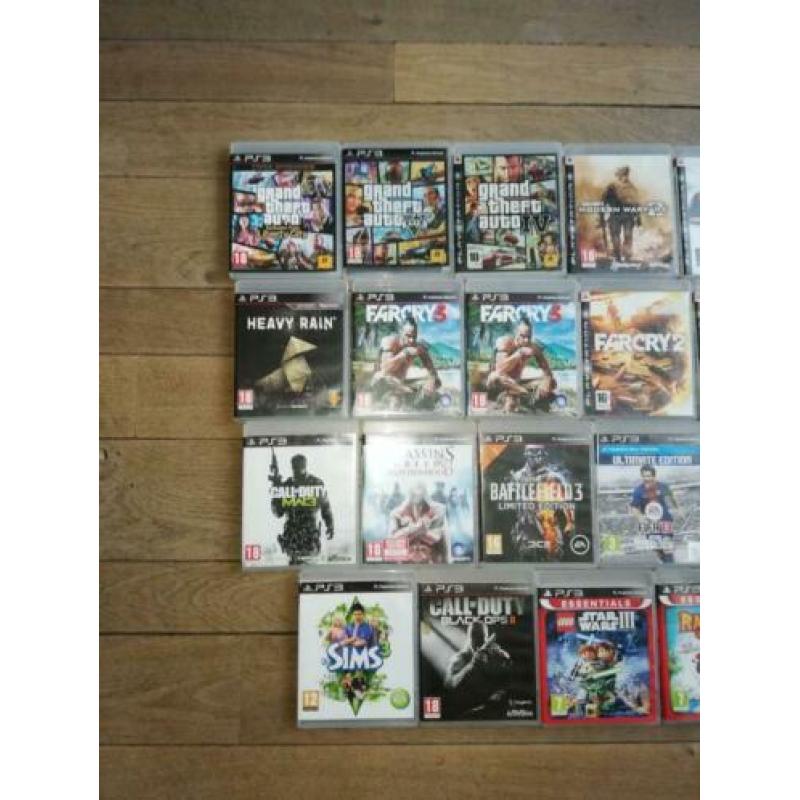 Ps3 met controllers en spellen