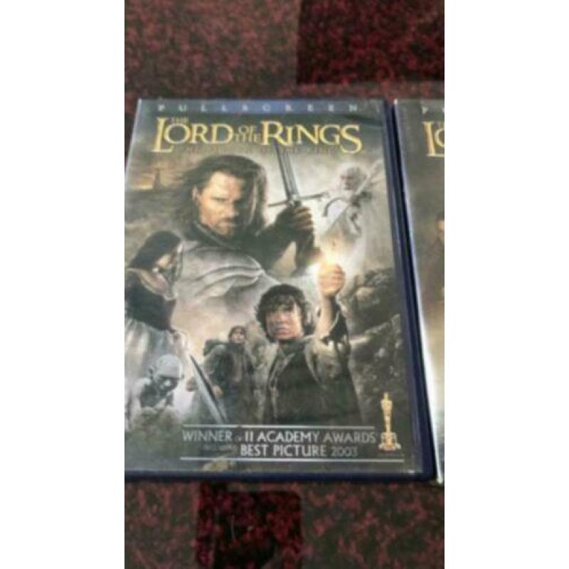 Lord of the rings trilogie 6 dvd’s