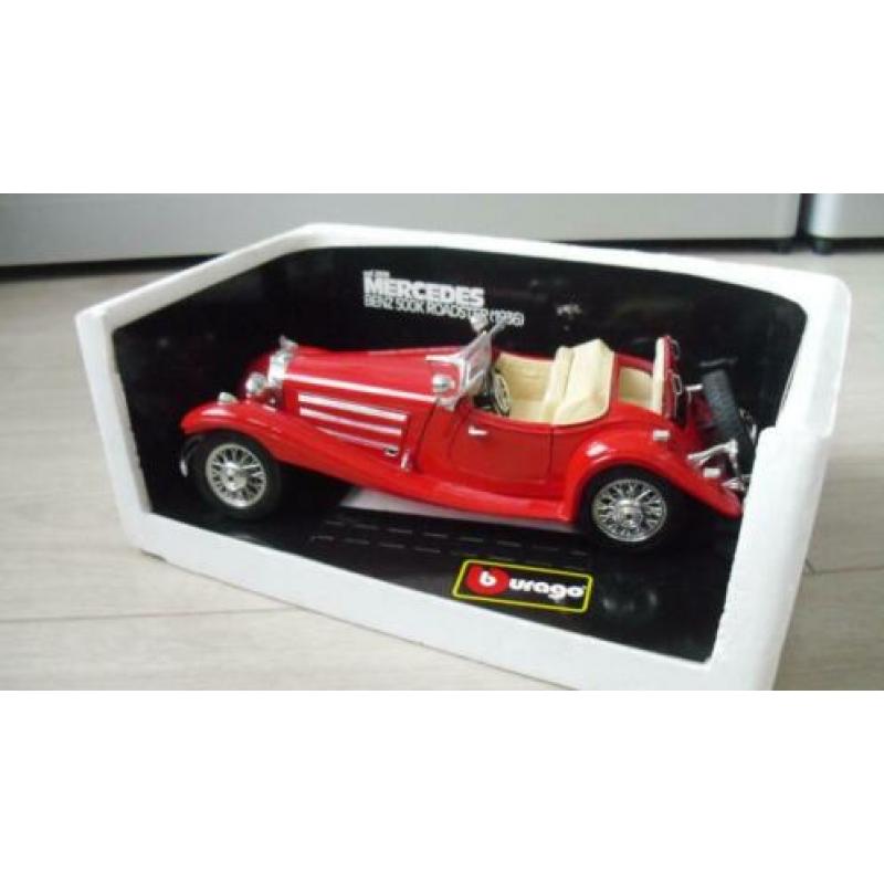 Te koop burago mercedes benz 500k roadster 1936 schaal1:18