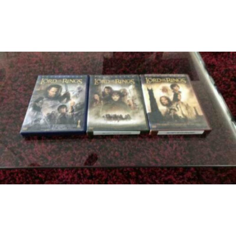 Lord of the rings trilogie 6 dvd’s