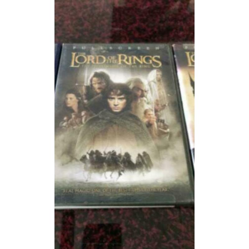 Lord of the rings trilogie 6 dvd’s