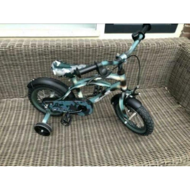 stoere kinder fiets Yipeeh ambush cruiser 12 inch camouflage