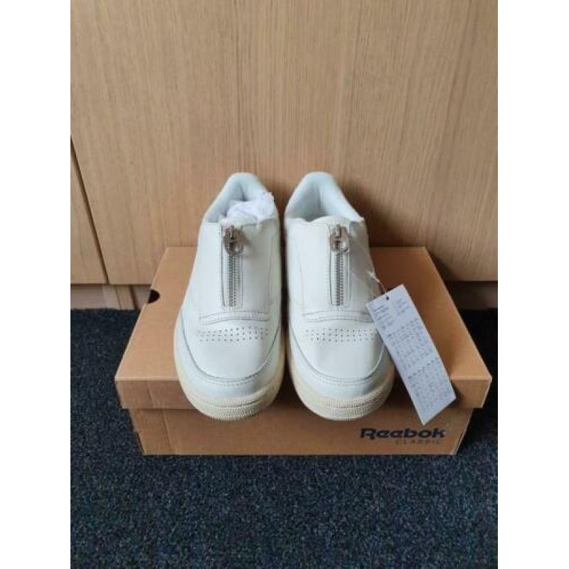 Reebok cl leather zip white/off-white (36)