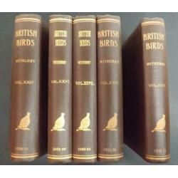 British Birds: Illustrated magazine - 1930 t/m 1937 - 5 Vols