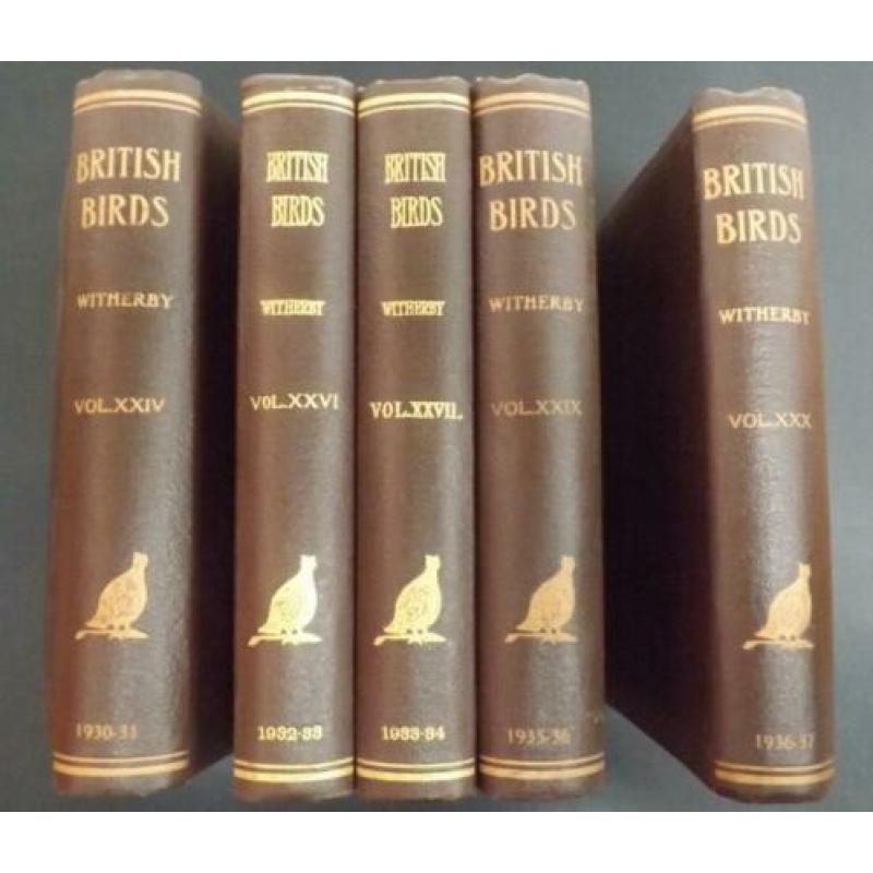 British Birds: Illustrated magazine - 1930 t/m 1937 - 5 Vols