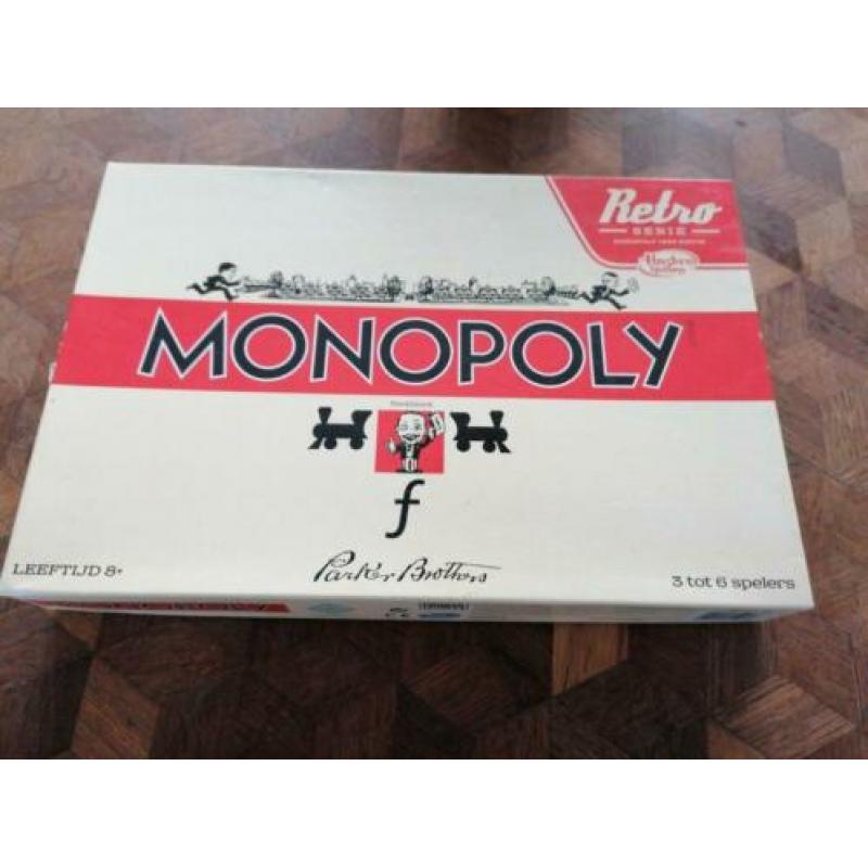 Monopoly, retro editie, nieuw in verpakking
