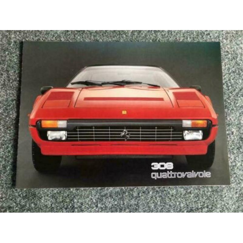 Folder / Brochure Ferrari 308 Quattrovalvole