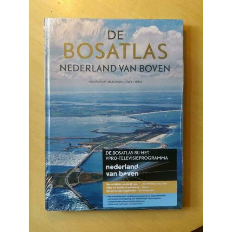 De Bosatlas bij Nederland van boven (nieuw in seal, 2013)