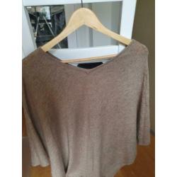 Cashmere zachte luxe poncho / overslagdoek